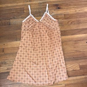 Orange short night gown